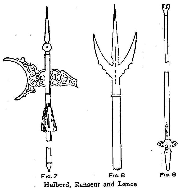 Halberd, Ranseur and Lance