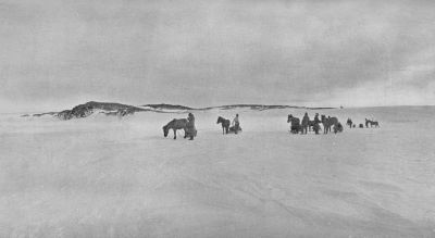 The Mule Party Leaves Cape Evans—October 29, 1912
