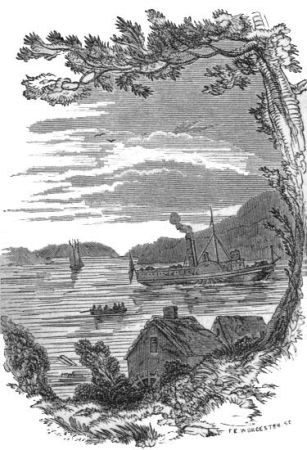 "Joe and two others were despatched to row it
ashore."—See p. 31.