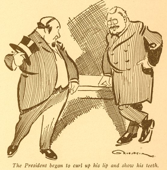 President Began to Curl up his Lip 045