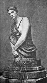 Cassandra

From a statue in colored marble by Max Klinger