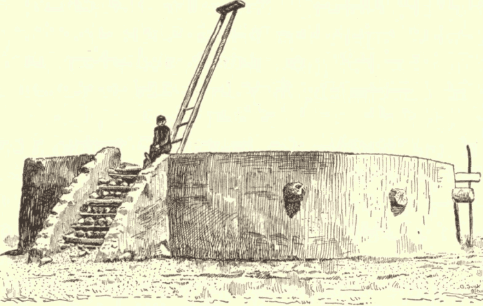 Estufa at Cochiti, N. M. (From Photograph.) Illustration.